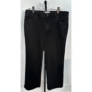 FRAME The Arrow Jeans Womens 34 Black Straight Leg Stretch Denim USA
